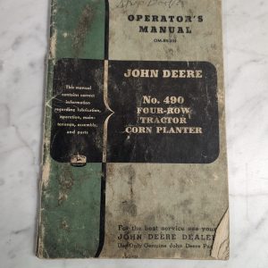 John Deere Jd Operator'S Manual #490 Four Row Tractor Corn Planter Om-B2-555