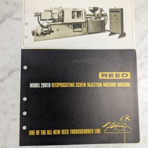 Reed Model 200Td Reciprocating Screw Injection Molding Machines Sales Brochure