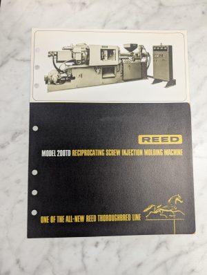 Reed Model 200Td Reciprocating Screw Injection Molding Machines Sales Brochure