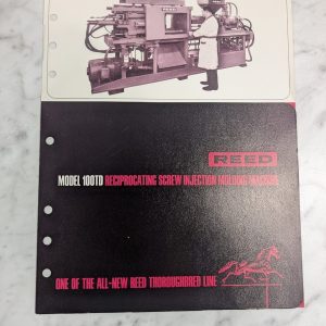 Reed Model 100Td Reciprocating Screw Injection Molding Machines Sales Brochure
