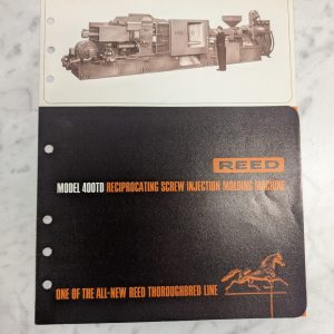 Reed Model 400Td Reciprocating Screw Injection Molding Machines Sales Brochure