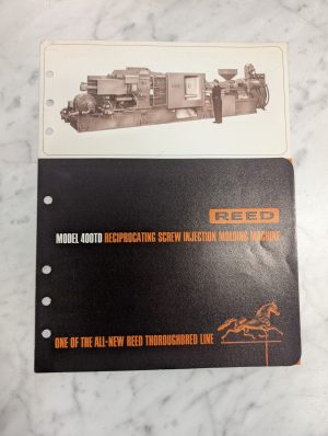 Reed Model 400Td Reciprocating Screw Injection Molding Machines Sales Brochure