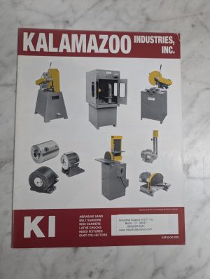 Kalamazoo Saws Sanders Fixtures Chucks Sales Brochure Catalog Literature K02