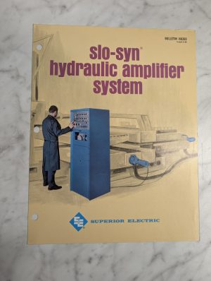 Slo-Syn Haydraulic Amplifier System Sales Brochure Literature Bulletin Ha269