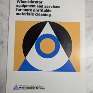 Wheelabrator Cleaning Equipment Sales Brochure Catalog Literature 10-00