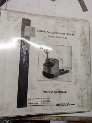 Still Saxby Workshop Manual Service Egu-18 Egu-20 Egu-20S Egu-H Pallet Truck