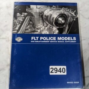 Harley Davidson Motorcycle Service Manual Supplement Flt Police 99483-05Sp 2005
