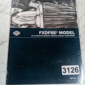 Harley Davidson Motorcycle Service Manual Supplement Fxdfse2 Model 99525-10 2010
