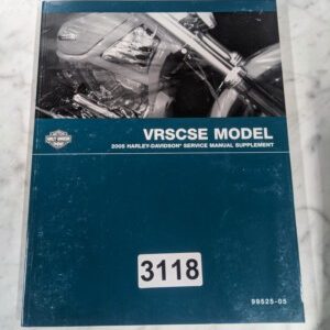 Harley Davidson Motorcycle Service Manual Supplement Vrscse Model 99525-05 2005