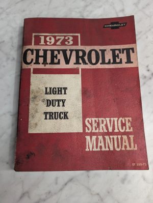 Original 1973 Chevy Truck Service Manual Pickup Blazer Suburban Van Shop Repair