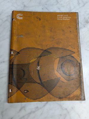 Cummins Nh Nt Nta 855 C.I.D. Ntc-475 Big Cam Engine Service Shop Repair Manual