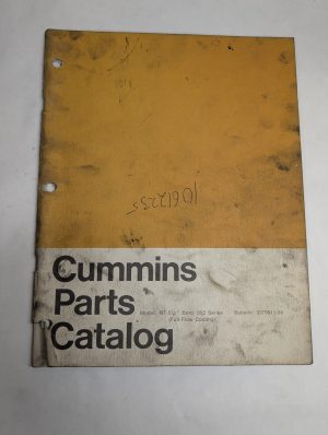 Cummins Ntc290 Ntc355 Ntc350 Nta Nt Ntc Diesel Engine Parts Catalog Manual 1976