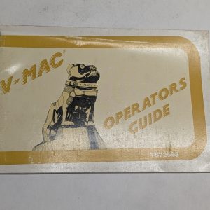 Mack Diesel Truck V-Mac Operators Guide Ts72593 Owner'S Instruction Manual 1995