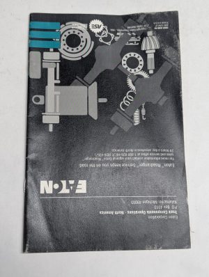 Eaton Fuller Heavy Duty Transmission Driver Instruction Manual 09 Speed 8608L