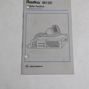 Radius M120 Mobile Radios Operator Instruction Manual Guide Information 1993