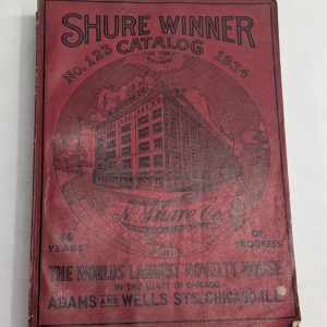 Original Vintage 1934 #123 Shure Winner Catalog Book Chicago Illinois Mail Order
