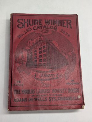 Original Vintage 1934 #123 Shure Winner Catalog Book Chicago Illinois Mail Order