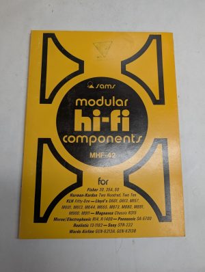 Sams Photofact Modular Hi-Fi Stereo Series Repair Data Manual Volume Mhf-42 1973