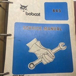 Bobcat Service Repair Manual 1986 843 Skid Steer Loader 6566091 Shop Overhaul
