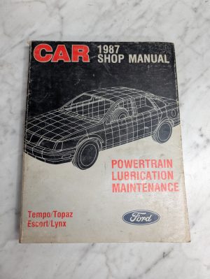 1987 Ford Tempo Topaz Escort Lynx Car Body Chassis Electrical Shop Manual Auto