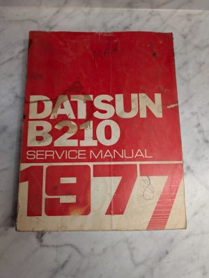 1977 Datsun B210 Factory Shop Service Repair Manual Original Coupe Sedan Nissan
