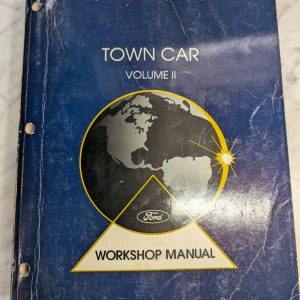 Original 1999 Lincoln Town Car Service Repair Workshop Manual Book Ford Volume 2
