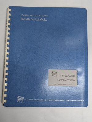 Tektronix Instruction Operator Service Manual Oscilloscope Camera System 5”