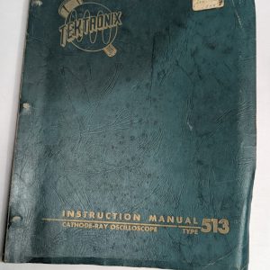 Tektronix Instruction Operator Service Manual Oscilloscope Cathode-Ray 513