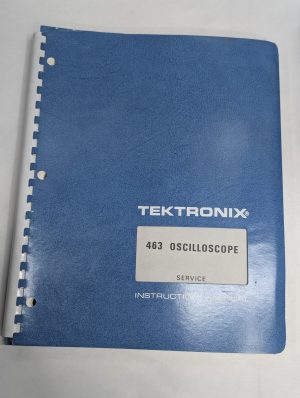 Tektronix Instruction Operator Service Manual Oscilloscope Model 463 1976