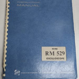 Tektronix Instruction Operator Service Manual Oscilloscope Model Type Rm 529