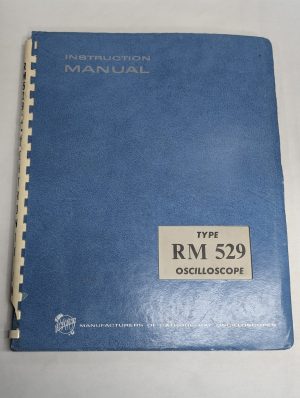 Tektronix Instruction Operator Service Manual Oscilloscope Model Type Rm 529