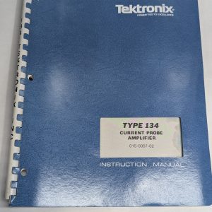 Tektronix Instruction Operator Service Manual Model Type 134 Current Probe Amp