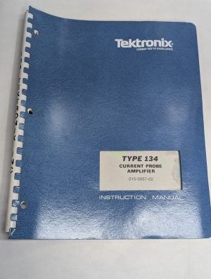 Tektronix Instruction Operator Service Manual Model Type 134 Current Probe Amp