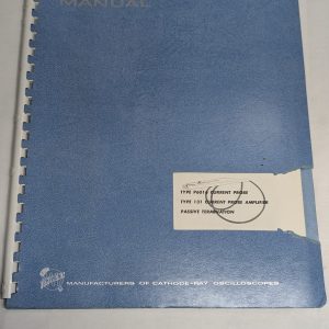 Tektronix Instruction Operator Service Manual Model Type P6016 131 Current Probe