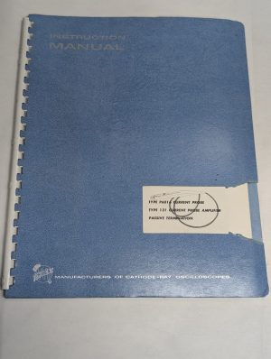 Tektronix Instruction Operator Service Manual Model Type P6016 131 Current Probe