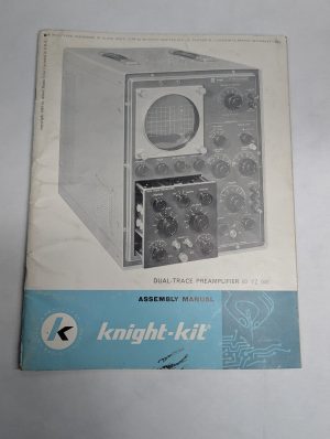 Knight Kit Assembly Manual Dual Trace Pramplifier 83 Yz 948 Vintage 1961