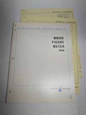 Hewlett Packard Hp Operating Service Manual Model 340B Noise Figure Meter 1968