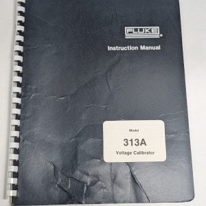 Vintage Fluke Operator Instruction Manual Model # 313A Voltage Calibrator 1964