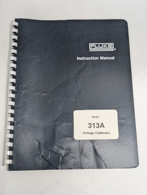 Vintage Fluke Operator Instruction Manual Model # 313A Voltage Calibrator 1964