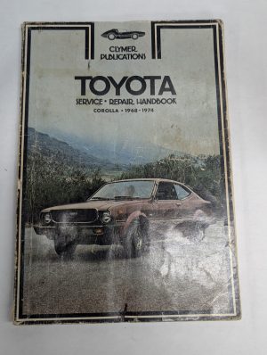 Clymer Service Repair Manual Shop Toyota Corolla 1968 To 1974 Handbook Shop