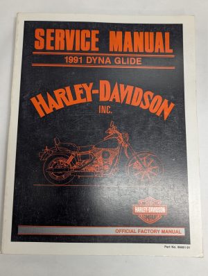 Oem Harley Davidson Motorcycle Service Repair Manual 1991 Dyna Glide 99481-91