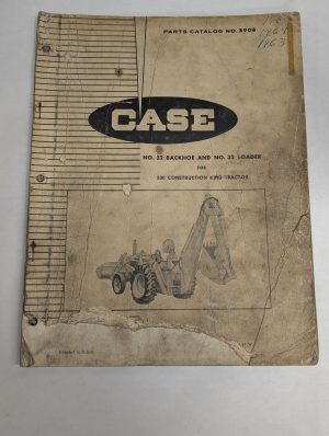 Case Parts List Catalog Manual Book B908 Model 32 Loader & Backhoe ~ 530 Tractor
