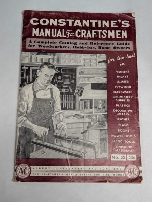 Constantine'S Manual For Craftsman Catalog #55 1954 Sales Catalog Mail Order