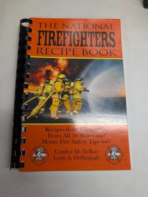 The National Firefighters Recipe Book Plastic Comb All 50 States 1993 Cookbook