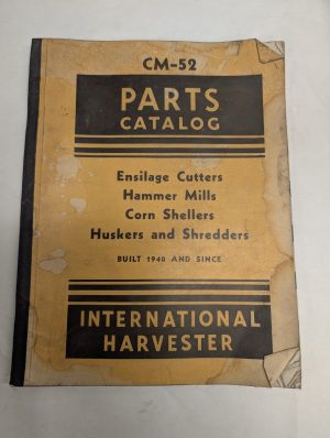 International Harvester Ih Parts List Book Catalog Manual Cm-52 Ensilage Cutters