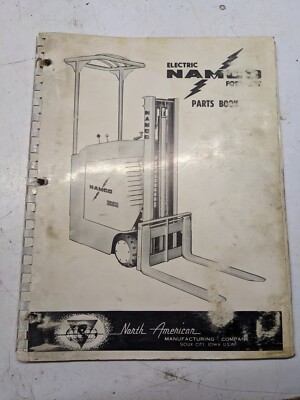 Shaeff Namco Parts Book List Manual Fork Lift Truck Scr C-155M185 100 200