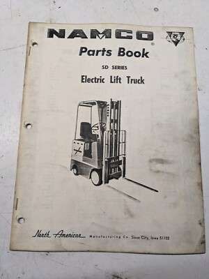 Shaeff Namco Parts Book List Manual Sd Series Electric Fork Lift Truck