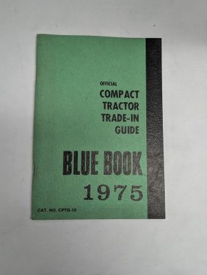 Official Blue Book Trade-In Price List Guide Manual Compact Tractor Cptg-10 1975
