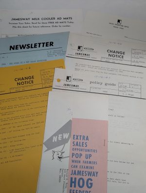 Jamesway Sales Literature Brochures Bulletins Dealership Information Lot