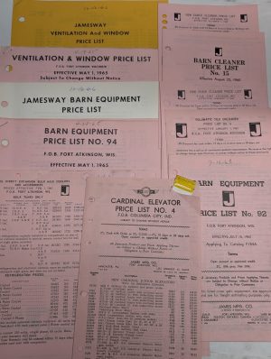 Jamesway Farm Sales Product Price List Barn Elevator Equipment Ventilation
